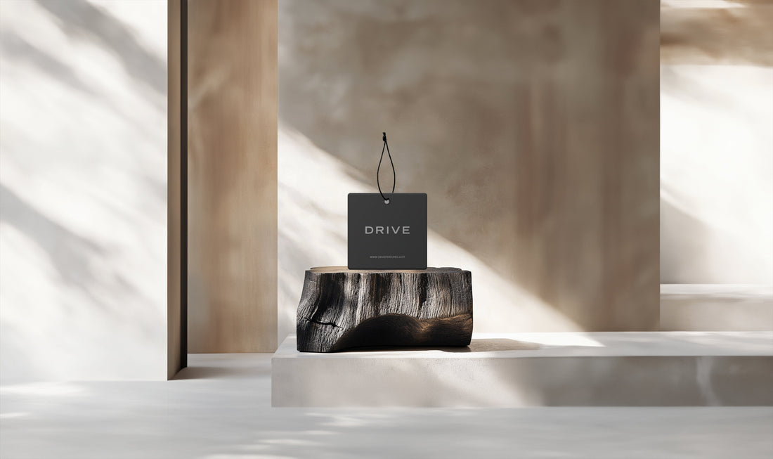 Drive Hanging Car Perfume on an abstract context