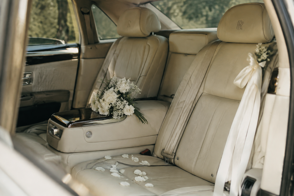 The Wedding Car Is a Photo Backdrop. It Should Smell Like One Too.