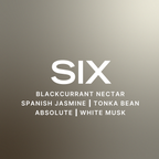 Drive SIX scent card: blackcurrant nectar, Spanish jasmine, tonka bean absolute, white musk