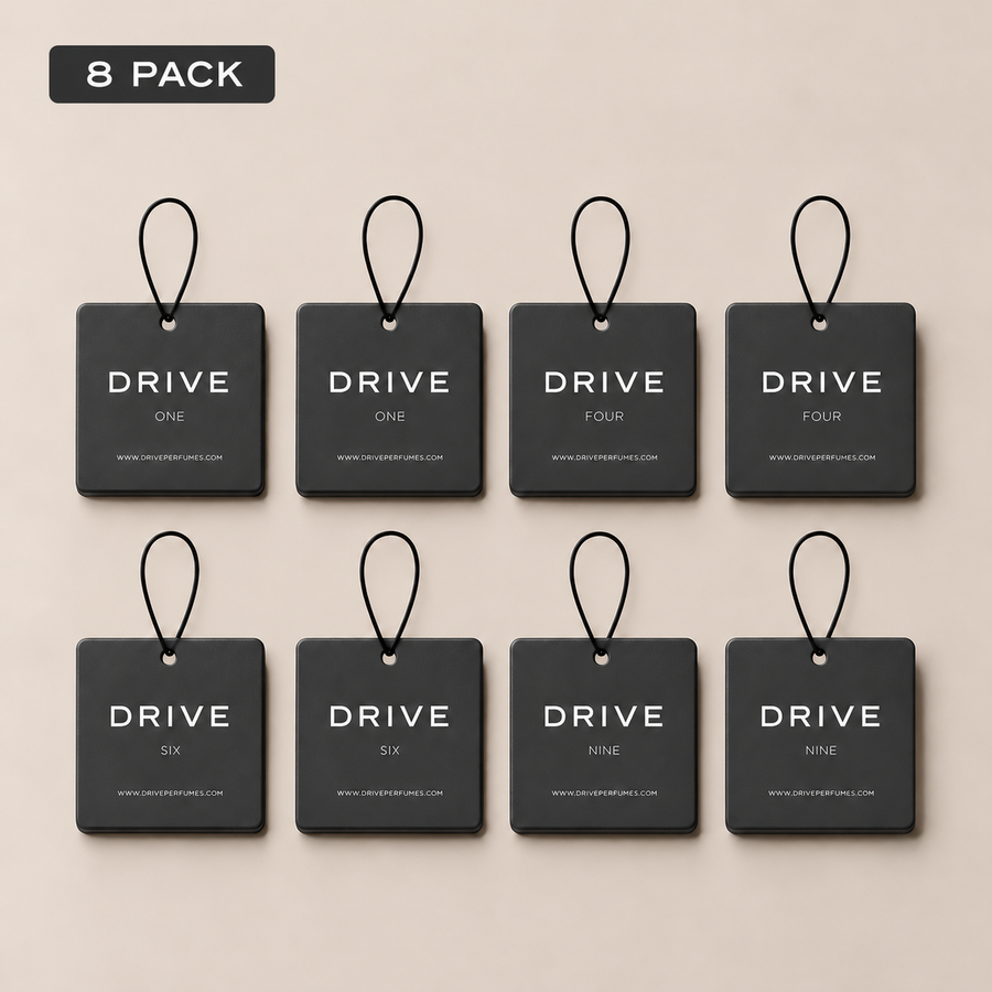 Drive Try Them All 8-pack of hanging car perfume cards